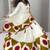 white cotton poly embroidered traditional lehenga choli upto 44
