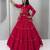 rani pink cotton poly embroidered traditional lehenga choli upto 44