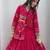 rani pink cotton poly embroidered traditional lehenga choli upto 44