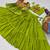 green cotton poly embroidered traditional lehenga choli upto 44