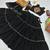 black cotton poly embroidered traditional lehenga choli upto 44