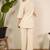 pure cotton collar shirt & trousers co-ords