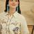 Cotton embroidered shirt with trousers
