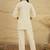 Cotton embroidered shirt with trousers