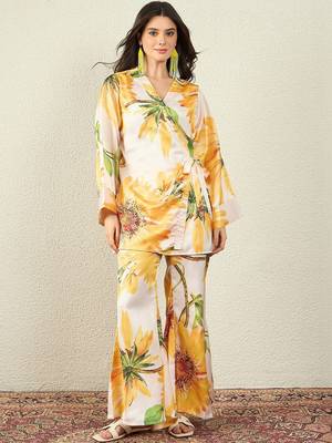 Printed tunic with trousers co-ords 1