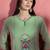 Women embroidered regular thread work pure cotton kurta with trousers