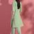 Women embroidered regular thread work pure cotton kurta with trousers