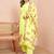 Floral printed pure cotton round neck a-line kurta& trousers with dupatta