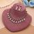 Regal crimson red color american diamond navratna polki necklace set for wedding functions