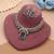 Captivating teal blue color american diamond with turkish stone necklace set for women