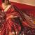 red silk blend banarasi jacuard work festive saree with unstitched blouse piece