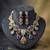 Imperial style multi color sabyasachi inspired russian stone necklace set for functions