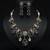 Heavy bridal multi color sabyasachi inspired russian stone necklace set for celebrations