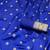 royal blue silk blend banarasi jacuard work festive saree with unstitched blouse piece