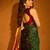 green maroon silk blend banarasi jacuard work festive saree with unstitched blouse piece