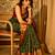green maroon silk blend banarasi jacuard work festive saree with unstitched blouse piece