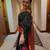black silk blend banarasi jacuard work festive saree with unstitched blouse piece