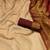 cream maroon silk blend banarasi jacuard work festive saree with unstitched blouse piece