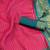 pink rama silk blend banarasi jacuard work festive saree with unstitched blouse piece