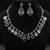 Colorfully embellished multi color american diamond necklace set for traditional celebrations
