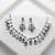 Colorfully embellished multi color american diamond necklace set for traditional celebrations