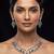 Playful gemstone multi color american diamond necklace set for special occasion wear