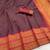 wine red silk blend banarasi jacuard work festive saree with unstitched blouse piece