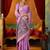 purple modal silk blend woven katha designer ethnic graceful saree