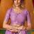 purple modal silk blend woven katha designer ethnic graceful saree