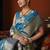 firozi soft silk blend woven jacquard designer graceful ethnic saree