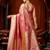 pink soft silk blend woven jacquard designer graceful ethnic saree