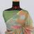 multicolor cotton blend zari weaving floral digital print festive saree with unstitched blouse piece