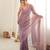 purple smart moss butti designer classy ceremonial saree