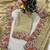 beige smart manipuri silk blend saree with multy thread embroidery work looks