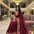 maroon smart manipuri silk blend saree with multy thread embroidery work looks
