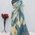 cream blue cotton blend zari weaving floral digital print festive saree with unstitched blouse piece