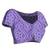 lavender satin fabric stylish bandhani printed ready to wear saree