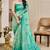 rama cotton blend zari weaving floral digital print festive saree with unstitched blouse piece
