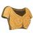 yellow satin fabric stylish bandhani printed ready to wear saree