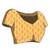 yellow satin fabric stylish printed ready to wear saree