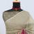 grey pink cotton blend zari weaving floral digital print festive saree with unstitched blouse piece