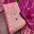  embroidered shimmer unstitched dress material with chanderi jacquard dupatta