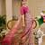 beige pink cotton blend zari weaving floral digital print festive saree with unstitched blouse piece