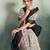 Black color linen fabric graceful festive looks fancy saree