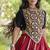 Maroon Rayon Readymade Navratri Lehenga Choli with Embroidery & Miroor Work