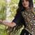 Black Rayon Readymade Navratri Lehenga Choli with Embroidery & Miroor Work