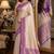 Off white sky soft kanjivaram silk blend banarasi jacuard work festive saree with unstitched blouse piece