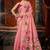 pink khadi cotton blend fabric woven designer fancy graceful saree