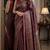 Maroon soft silk blend banarasi jacuard work festive saree with unstitched blouse piece