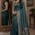 Rama soft silk blend banarasi jacuard work festive saree with unstitched blouse piece